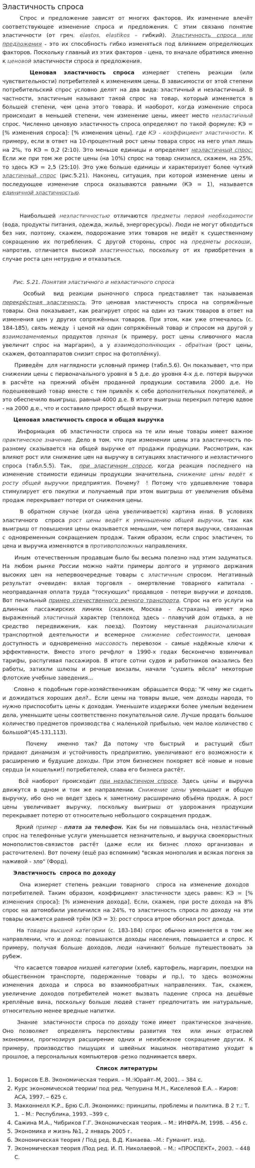 Эластичность спроса. 2