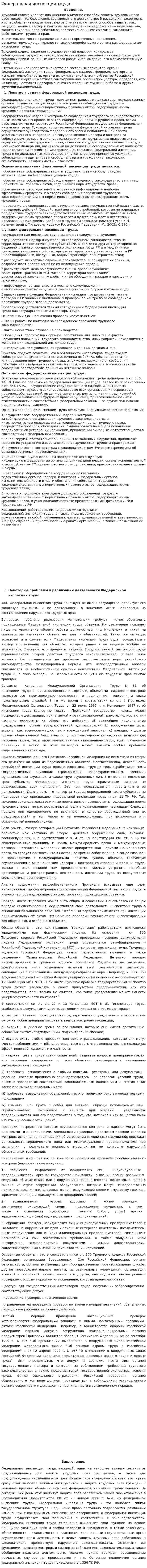 Федеральная инспекция труда. 3