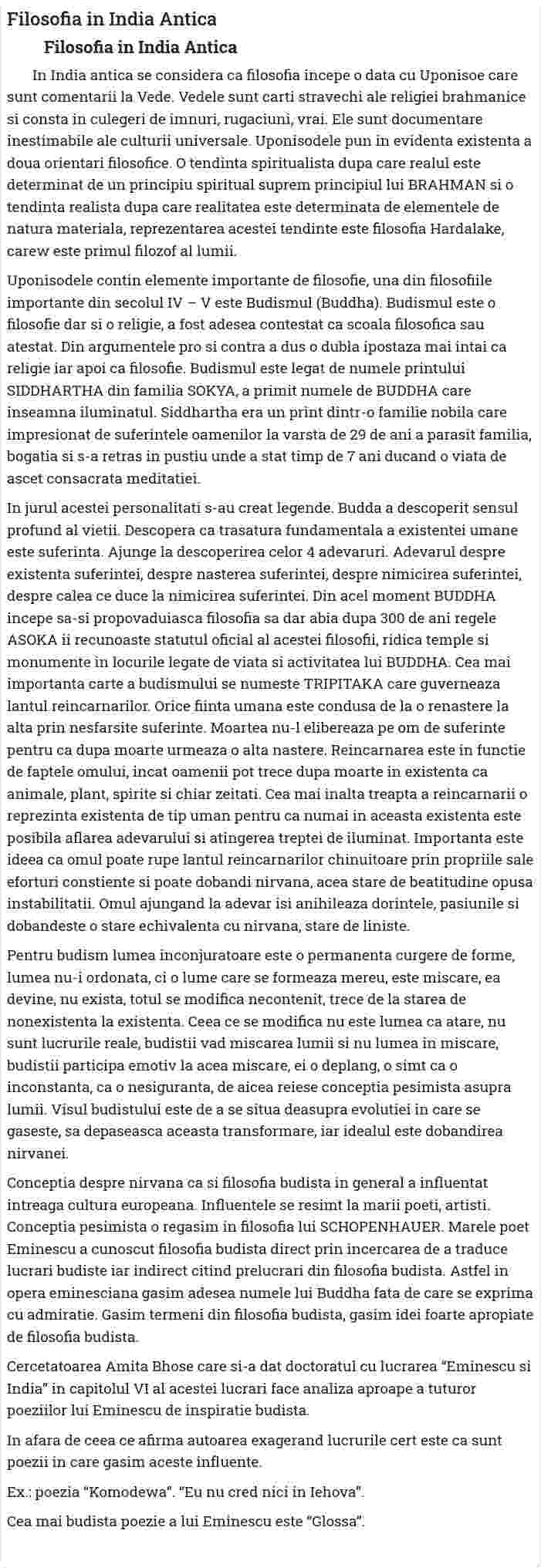 Filosofia in India Antica