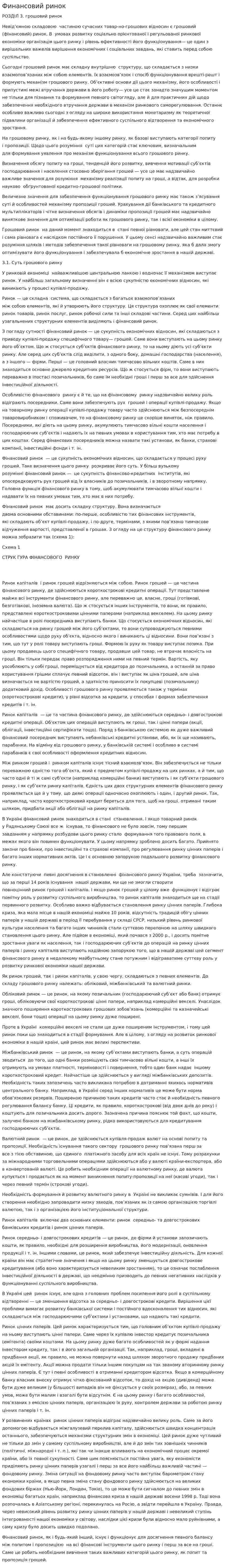 Финансовий ринок