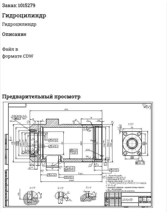 Гидроцилиндр 
