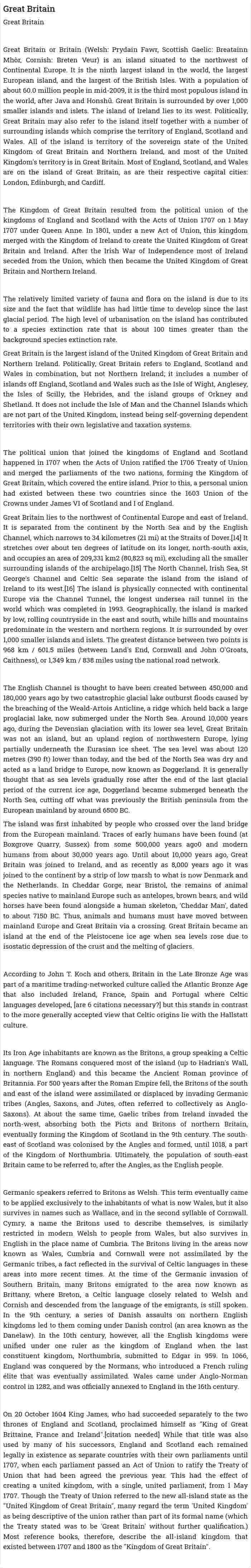 Great Britain. 15