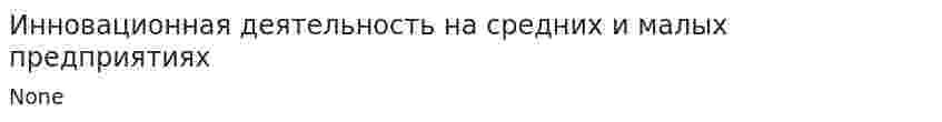 Инновационная деятельность на средних и малых предприятиях