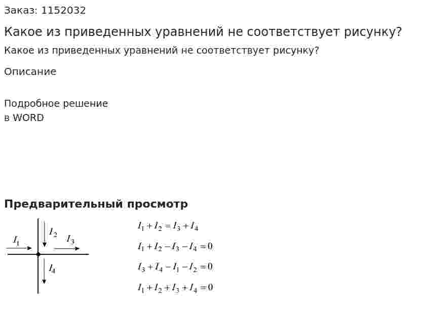 Какое из приведенных уравнений не соответствует рисунку? 