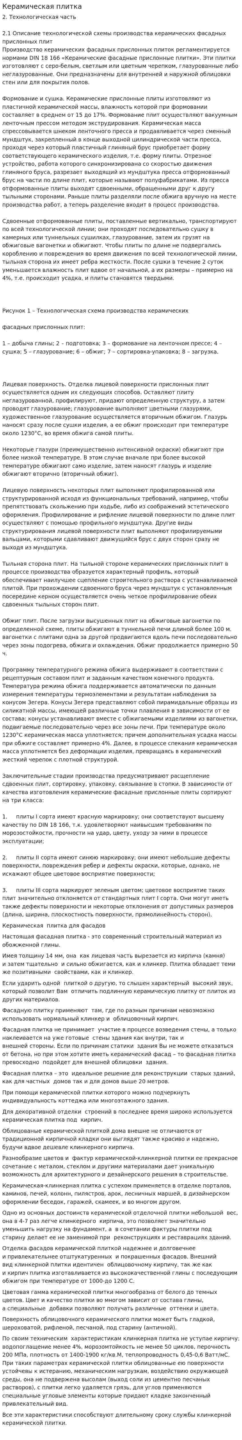 Керамическая плитка. 2