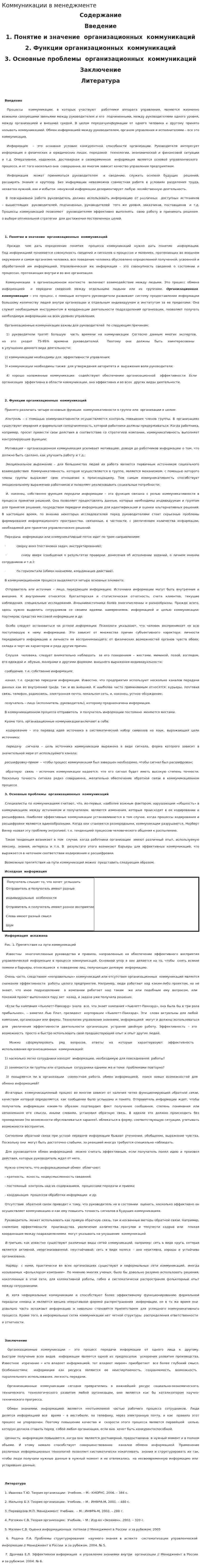 Коммуникации в менеджменте. 4