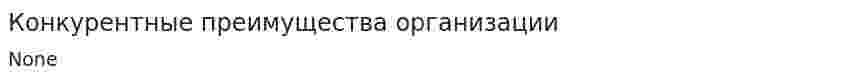 Конкурентные преимущества организации