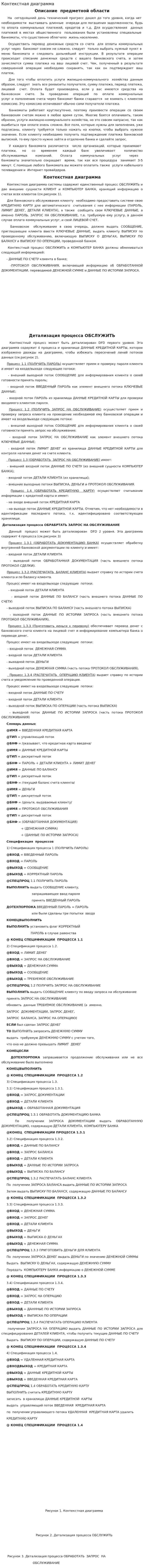 Контекстная диаграмма