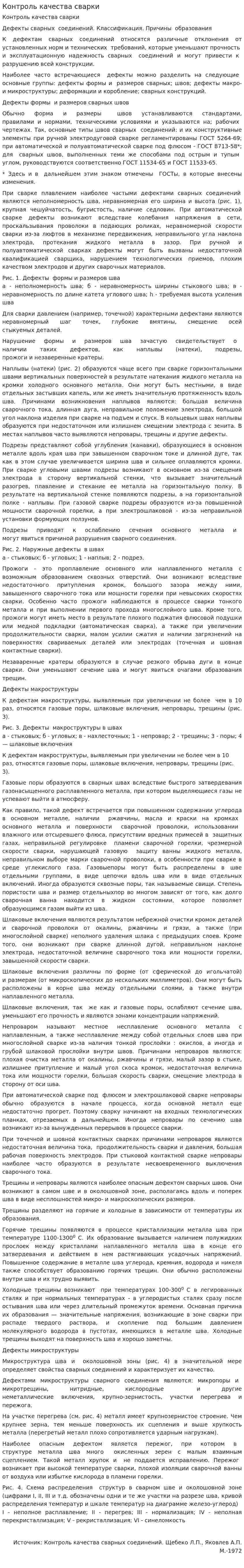 Контроль качества сварки