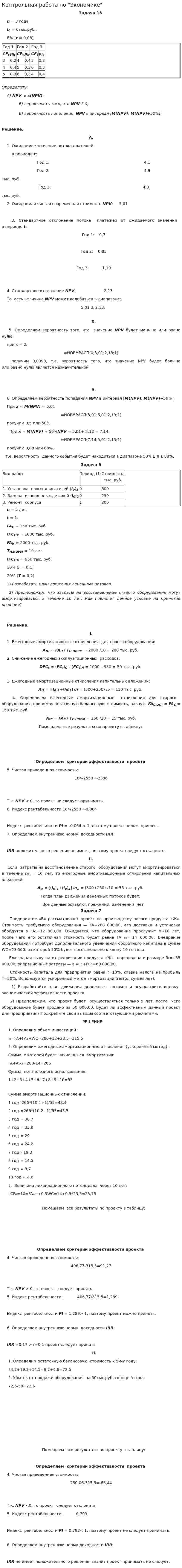 Контрольная работа по "Экономике". 173