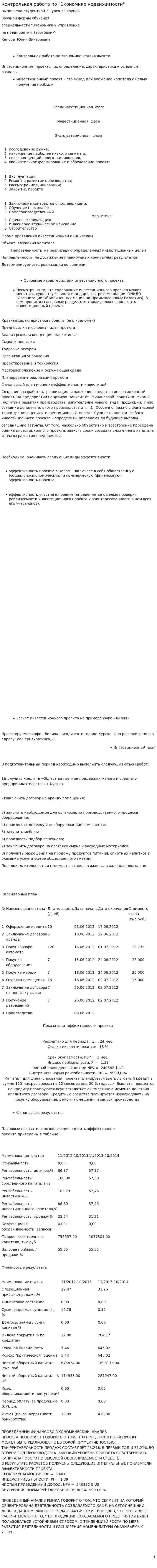 Контрольная работа по "Экономике недвижимости". 18