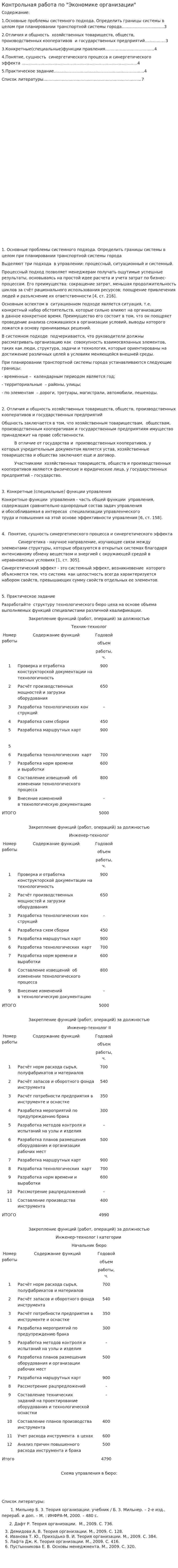 Контрольная работа по "Экономике организации". 23