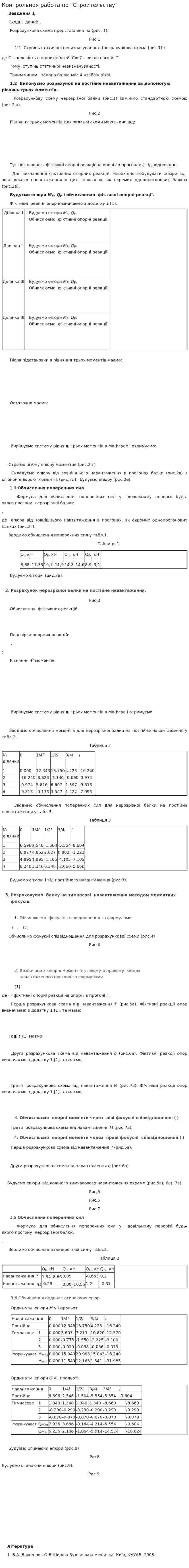Контрольная работа по "Строительству". 28