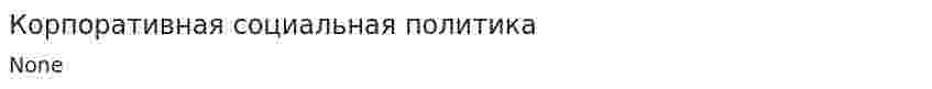 Корпоративная социальная политика