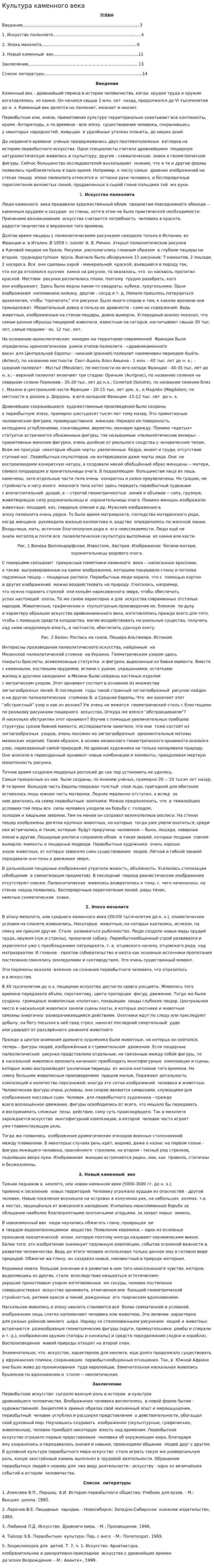 Культура каменного века