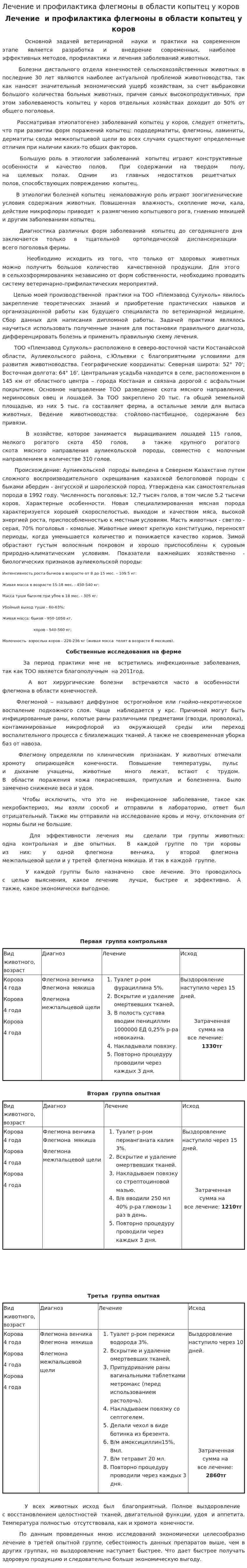 Лечение и профилактика флегмоны в области копытец у коров