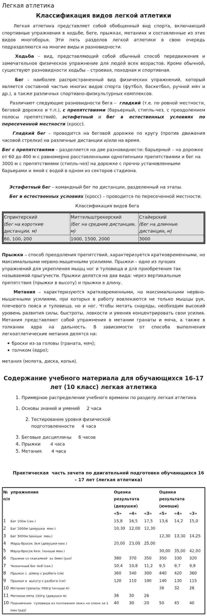 Легкая атлетика. 21