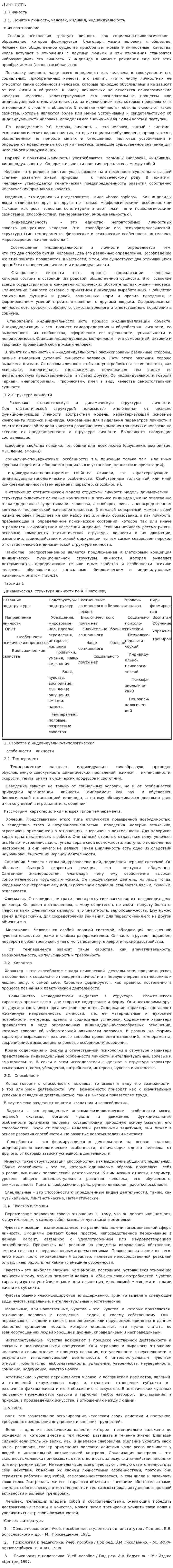Личность. 7