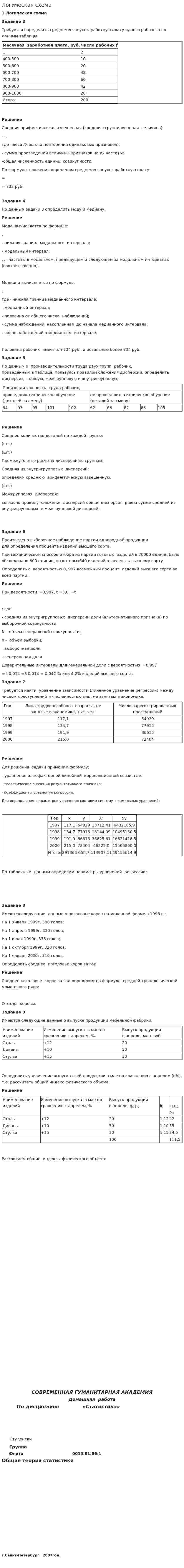Логическая схема