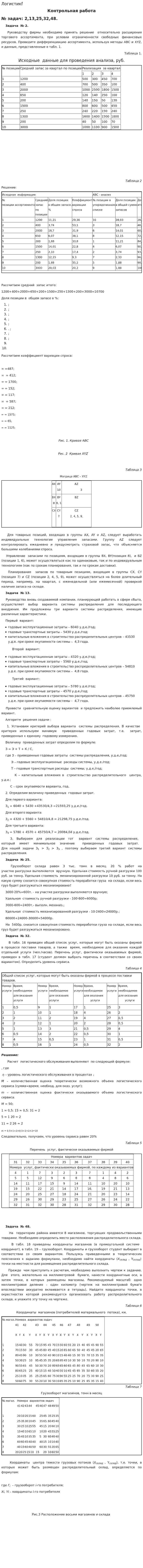 Логистикf