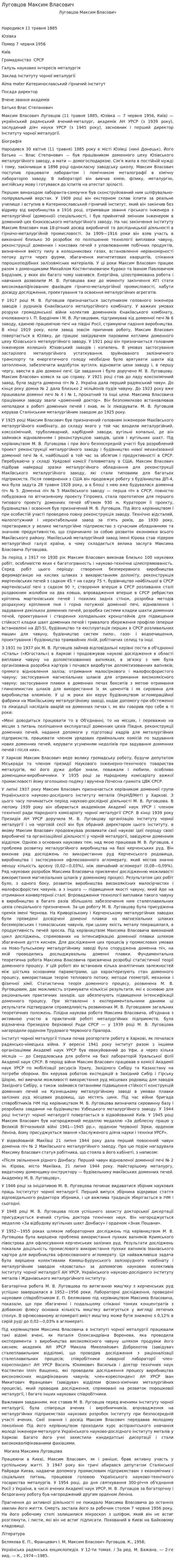Луговцов Максим Власович