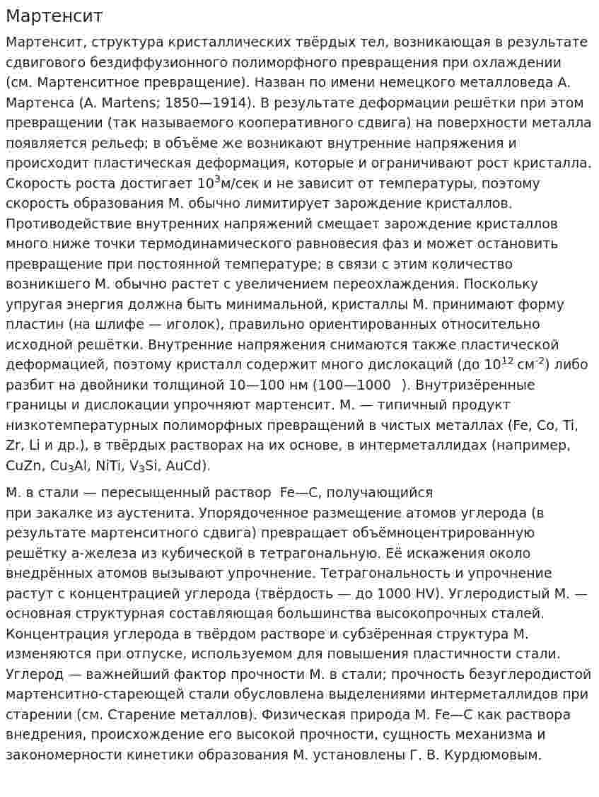 Мартенсит