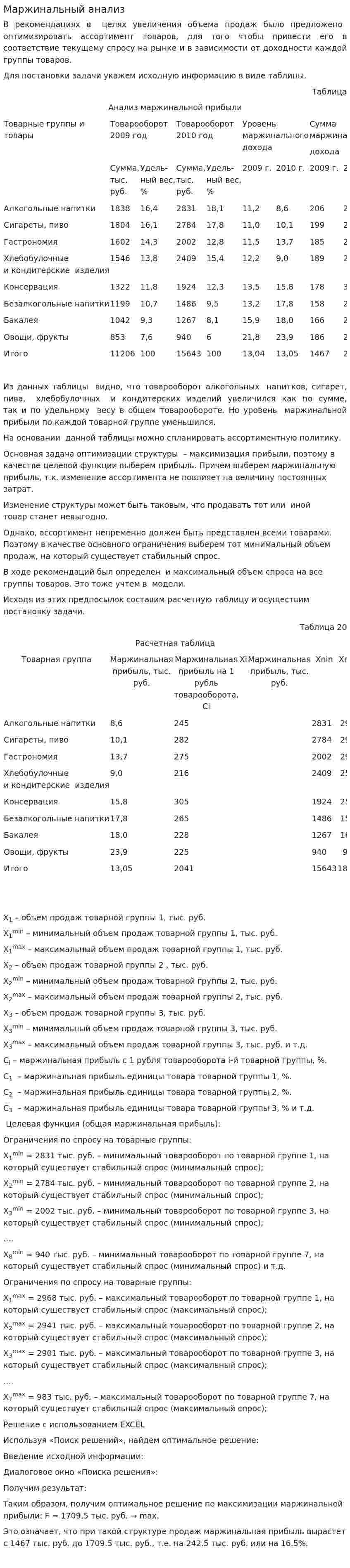 Маржинальный анализ. 4