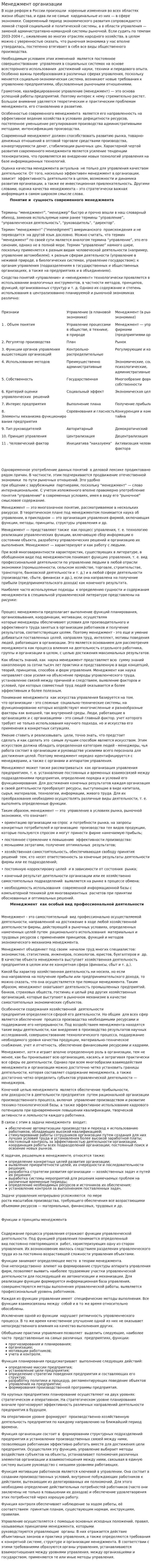 Менеджмент организации. 2