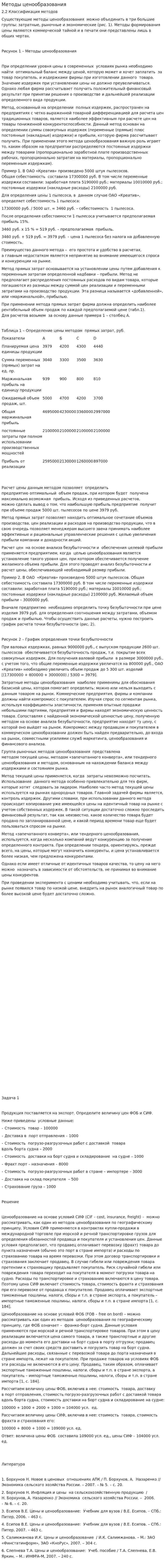 Методы ценообразования. 13