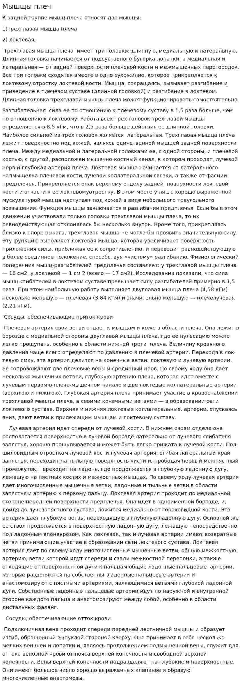 Мышщы плеч