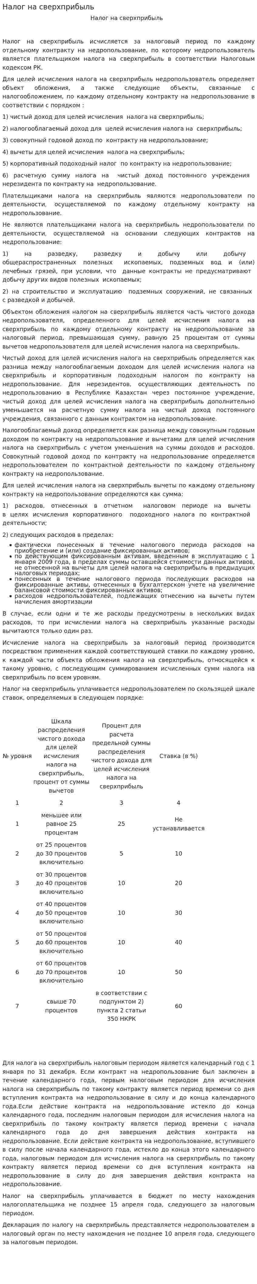 Налог на сверхприбыль. 2