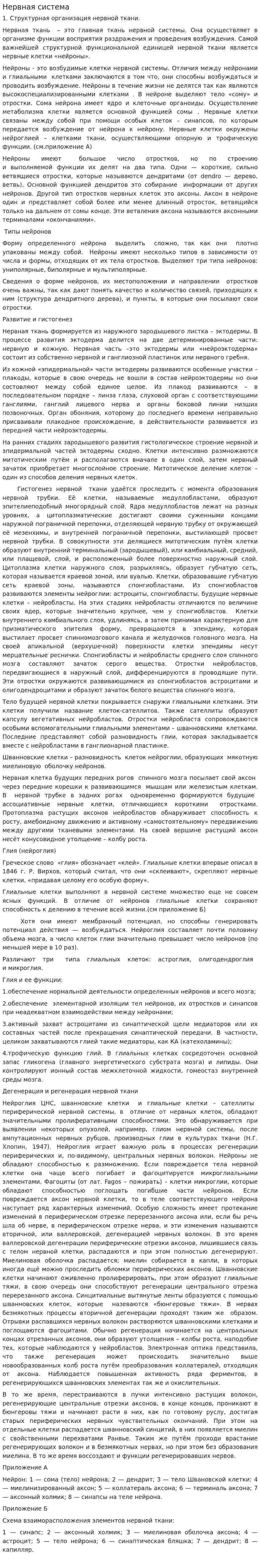 Нервная система. 3