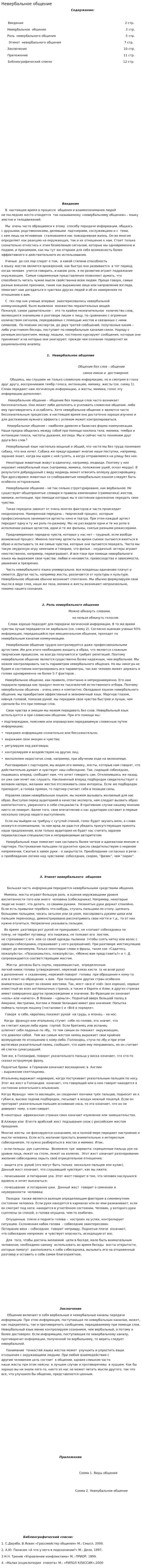 Невербальное общение. 3