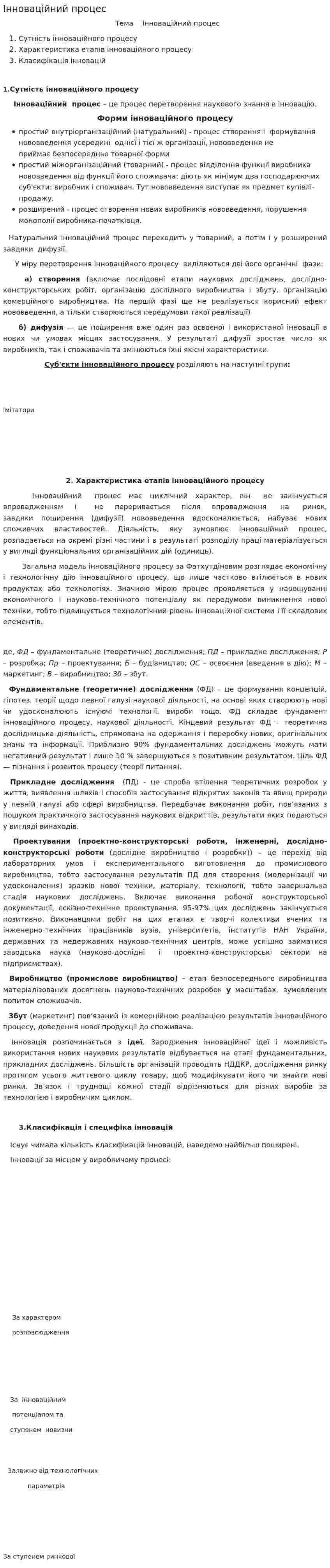Інноваційний процес. 2