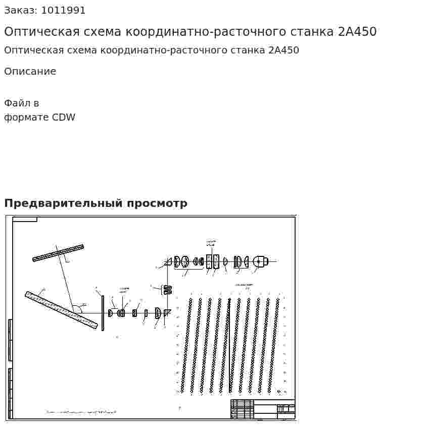 Оптическая схема координатно-расточного станка 2А450 