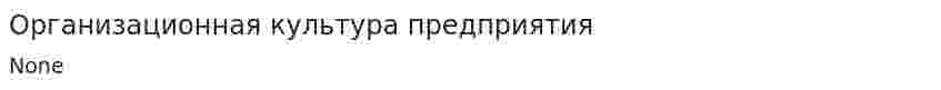 Организационная культура предприятия. 13