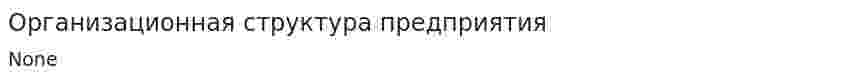 Организационная структура предприятия. 4