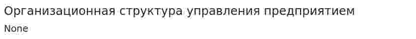 Организационная структура управления предприятием. 6