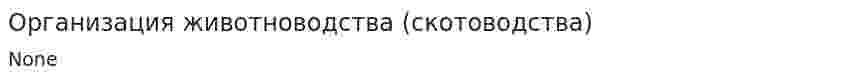 Организация животноводства (скотоводства)