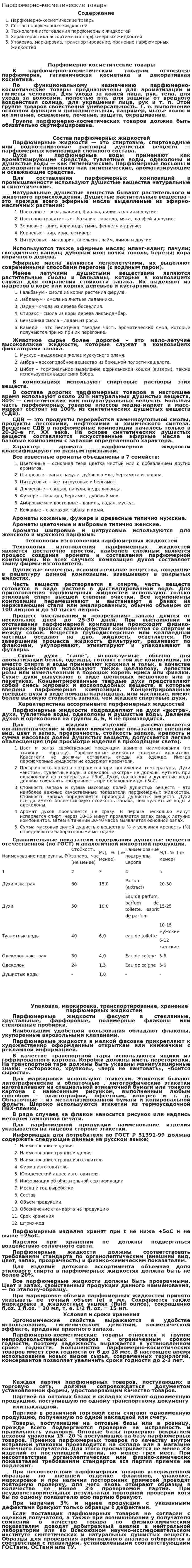 Парфюмерно-косметические товары. 2