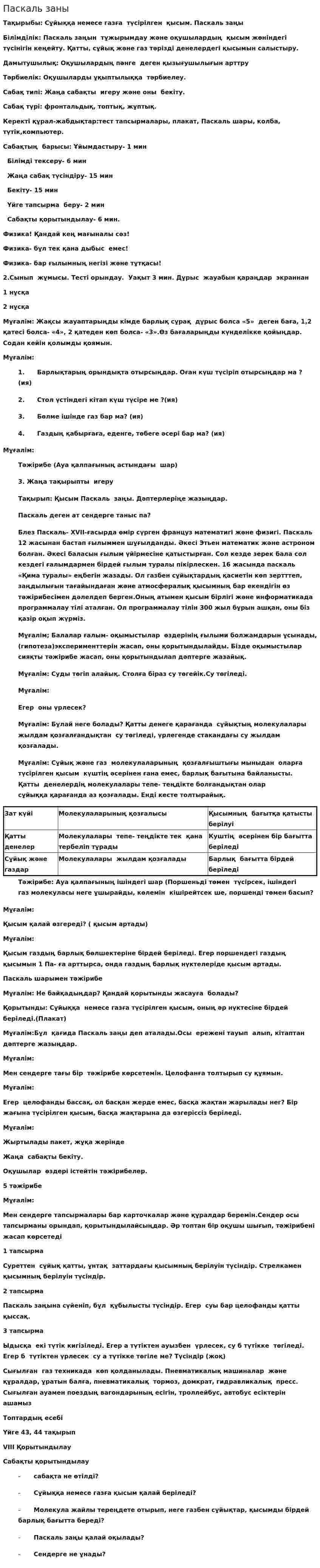 Паскаль заны