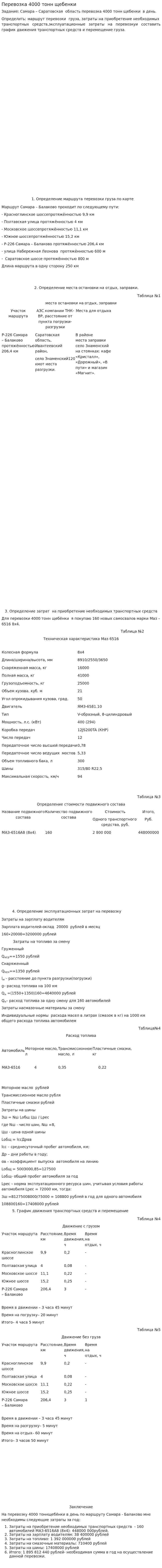 Перевозка 4000 тонн щебенки