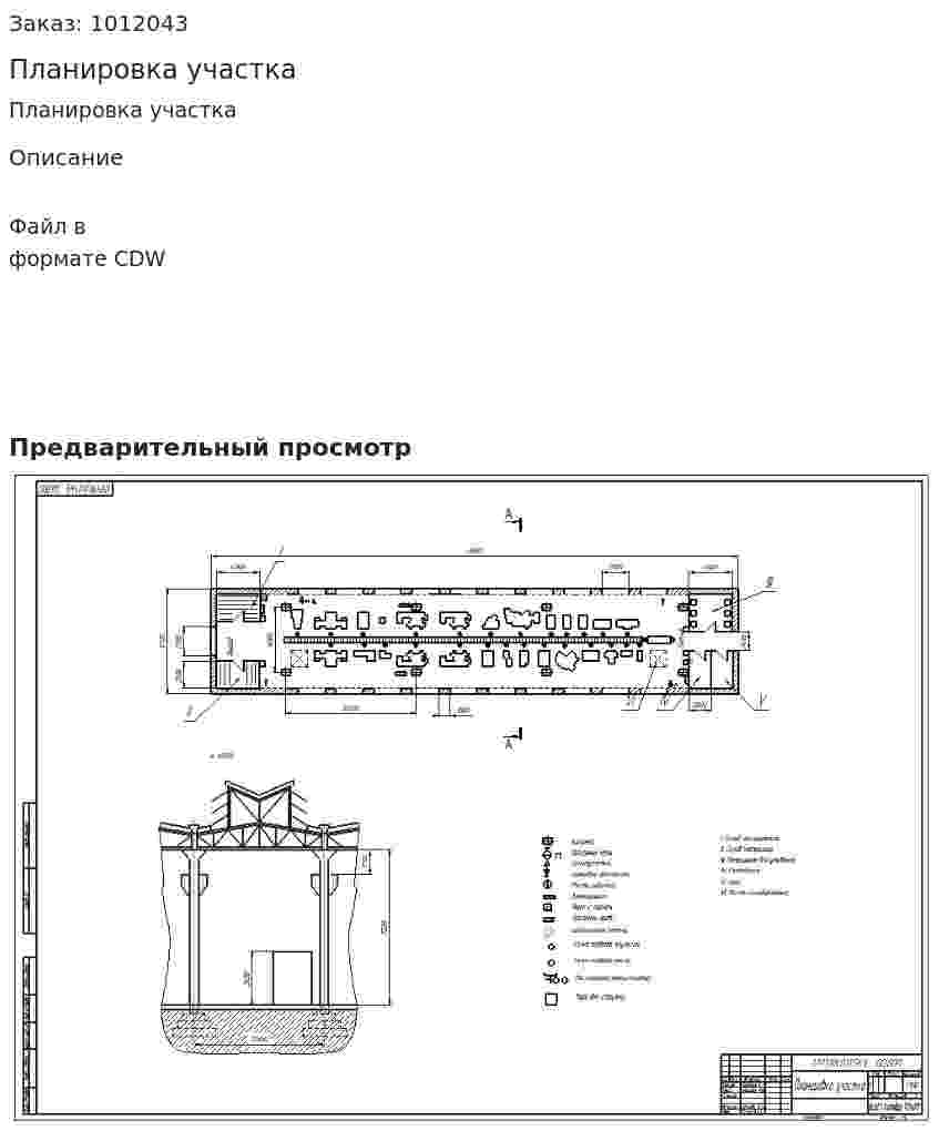 Планировка участка 