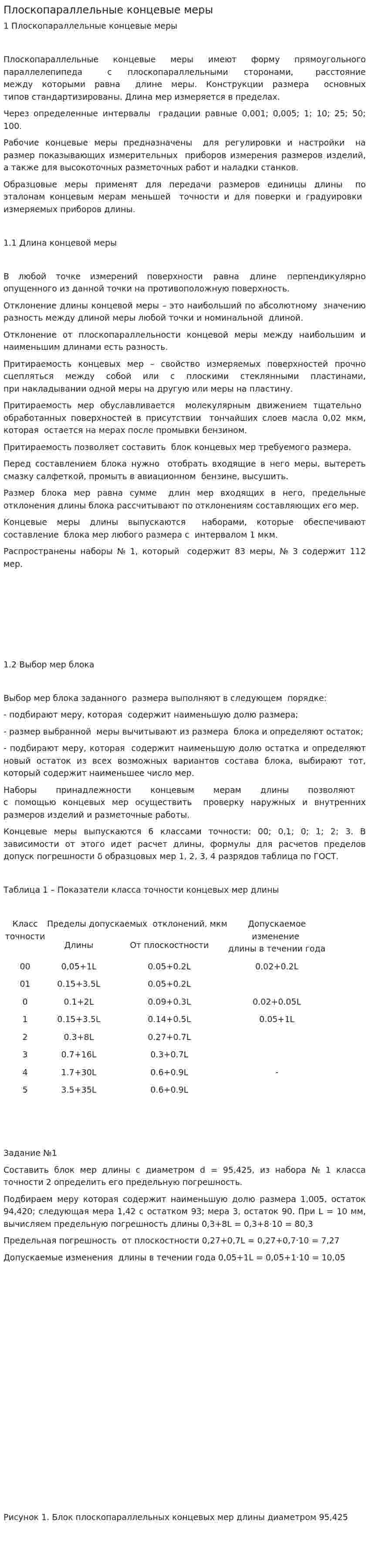 Плоскопараллельные концевые меры