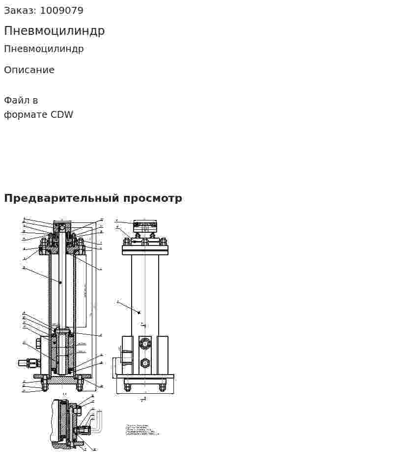 Пневмоцилиндр 