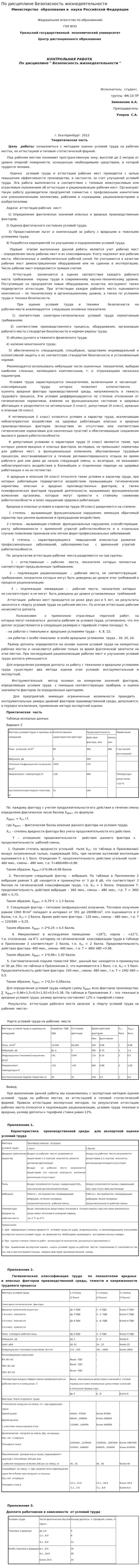 По дисциплине Безопасность жизнедеятельности