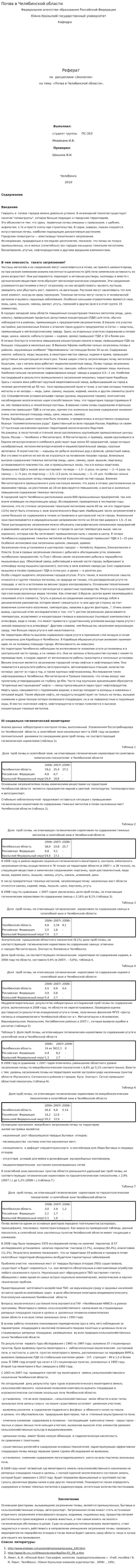 Почва в Челябинской области