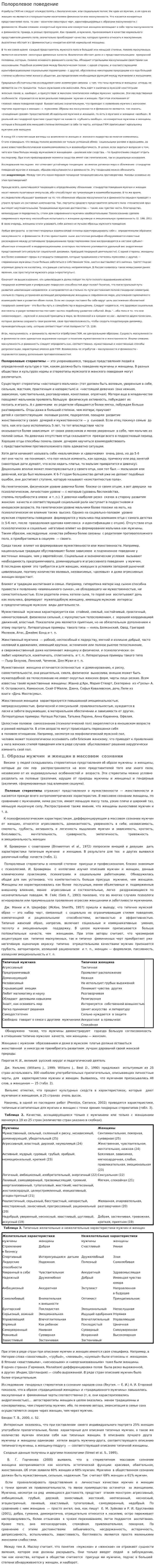 Полоролевое поведение