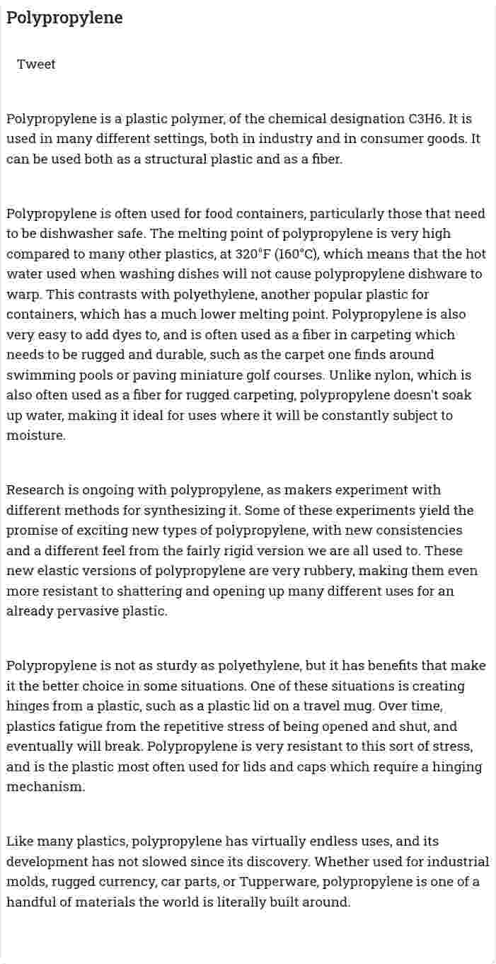 Polypropylene