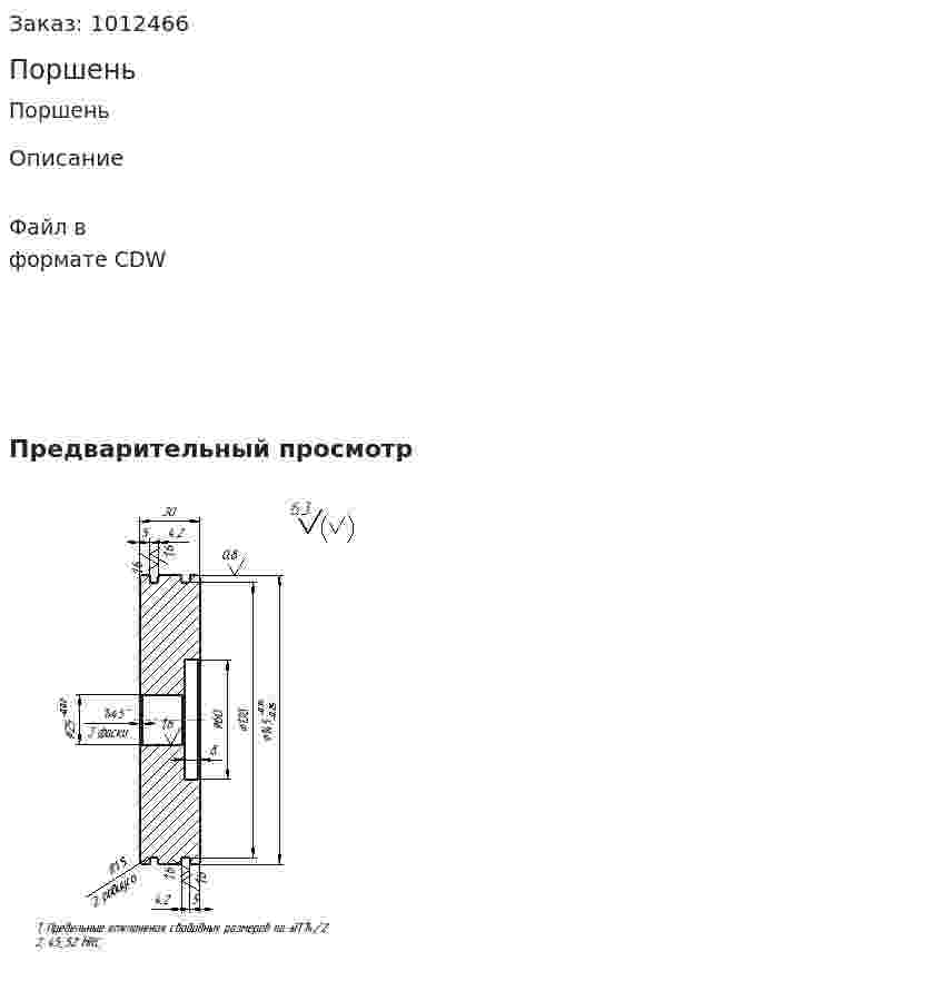 Поршень 